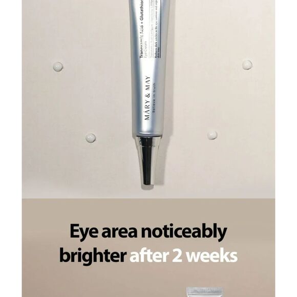 Mary & May, Tranexamic Acid + Glutathione Eye Cream mini - Picture 4 of 10